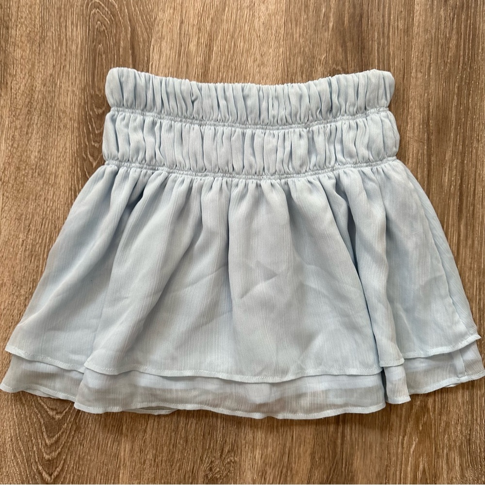 Tularosa Natalie Skirt in Baby Blue - Picture 10 of 11
